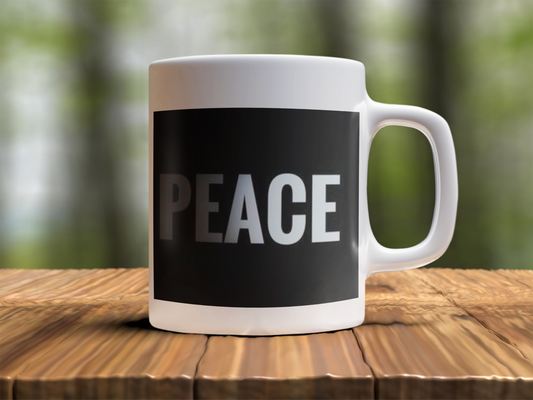 Peace Design Photo Mug Printing