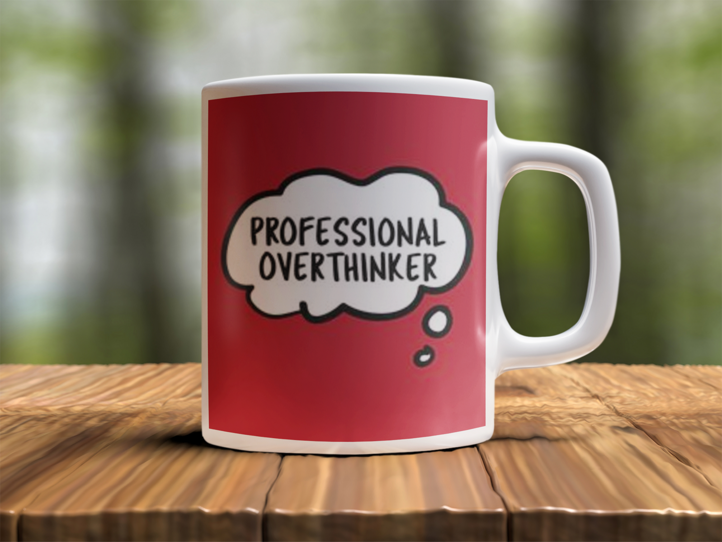 Professional Overthinker  Design Photo Mug Printing