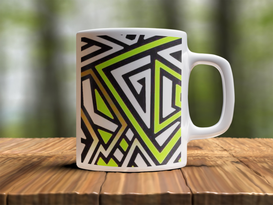 Green radient Design Photo Mug Printing