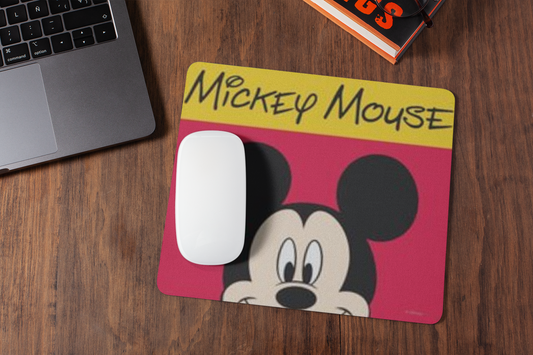 Mickey mouse mousepad for laptop and desktop with Rubber Base - Anti Skid