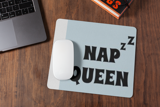 Nap queen  mousepad for laptop and desktop with Rubber Base - Anti Skid