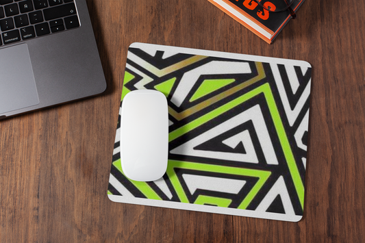 Green radient  mousepad for laptop and desktop with Rubber Base - Anti Skid