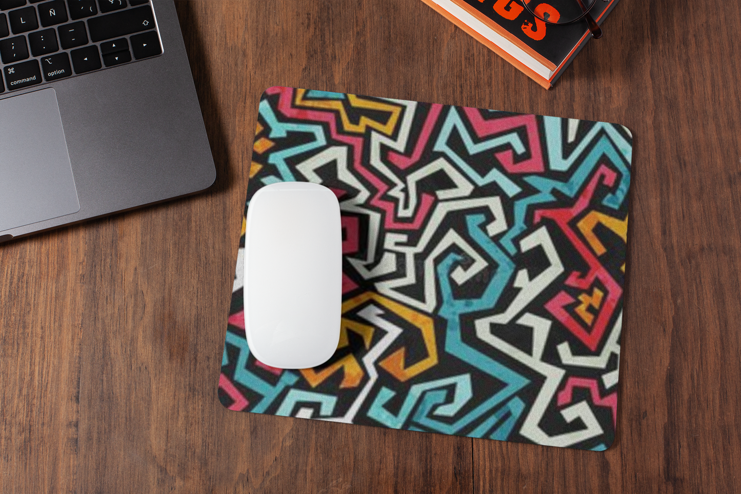 Blue  mousepad for laptop and desktop with Rubber Base - Anti Skid