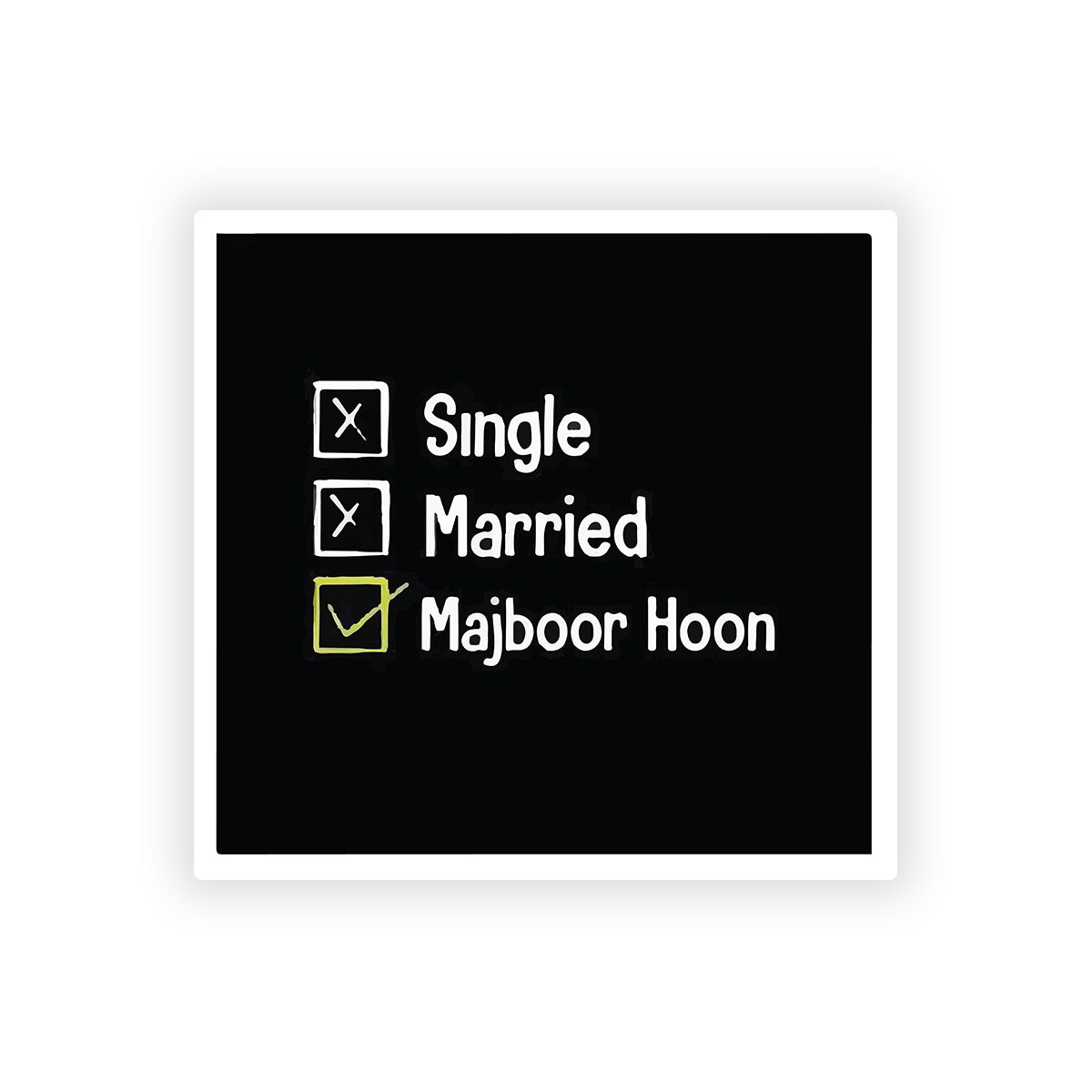 Single married majboor hoon