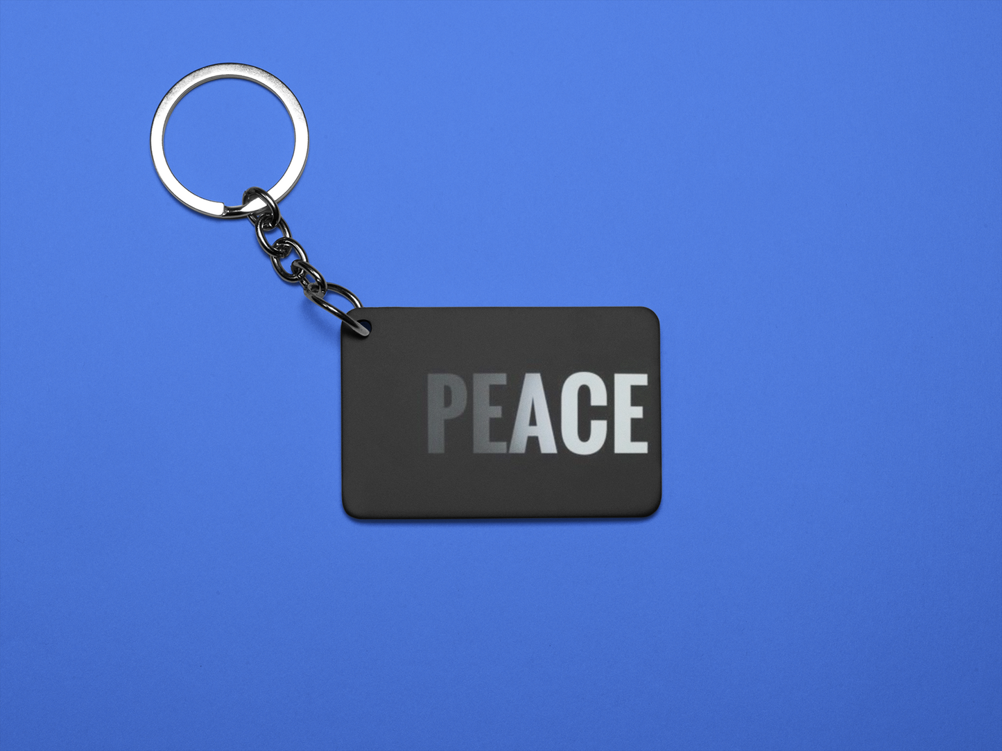 Peace keychain