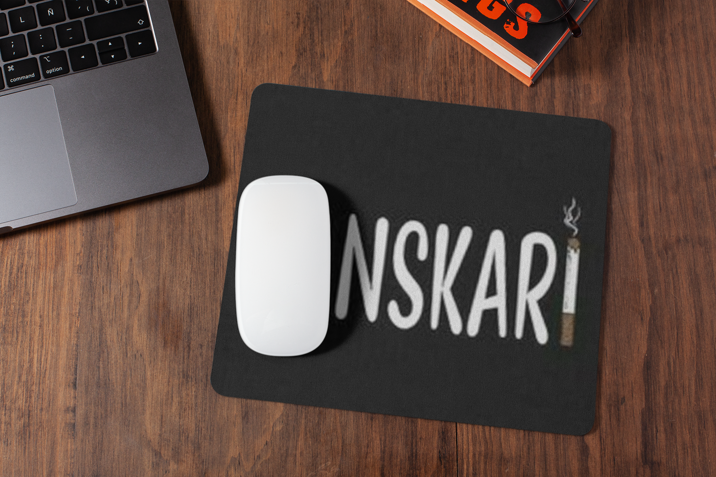 Sanskari mousepad for laptop and desktop with Rubber Base - Anti Skid