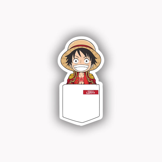 Monkey luffy chibi in pocket