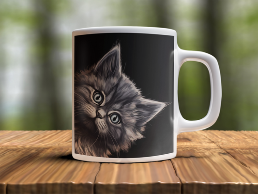 Cat  Design Photo Mug Printing