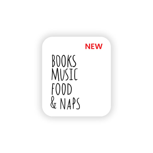 Books music food & naps