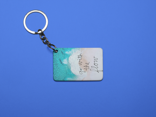 Go with the flow Keychain