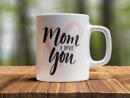 Mom i love you 2Design Photo Mug Printing