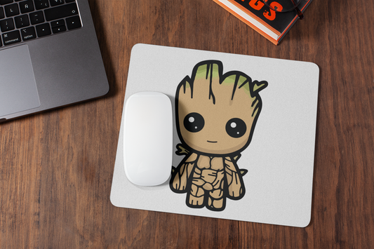 Groot  mousepad for laptop and desktop with Rubber Base - Anti Skid