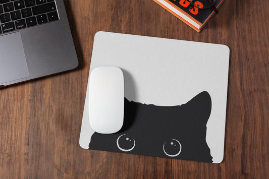 Cat  mousepad for laptop and desktop with Rubber Base - Anti Skid