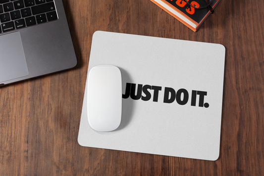 Just do it mousepad for laptop and desktop with Rubber Base - Anti Skid