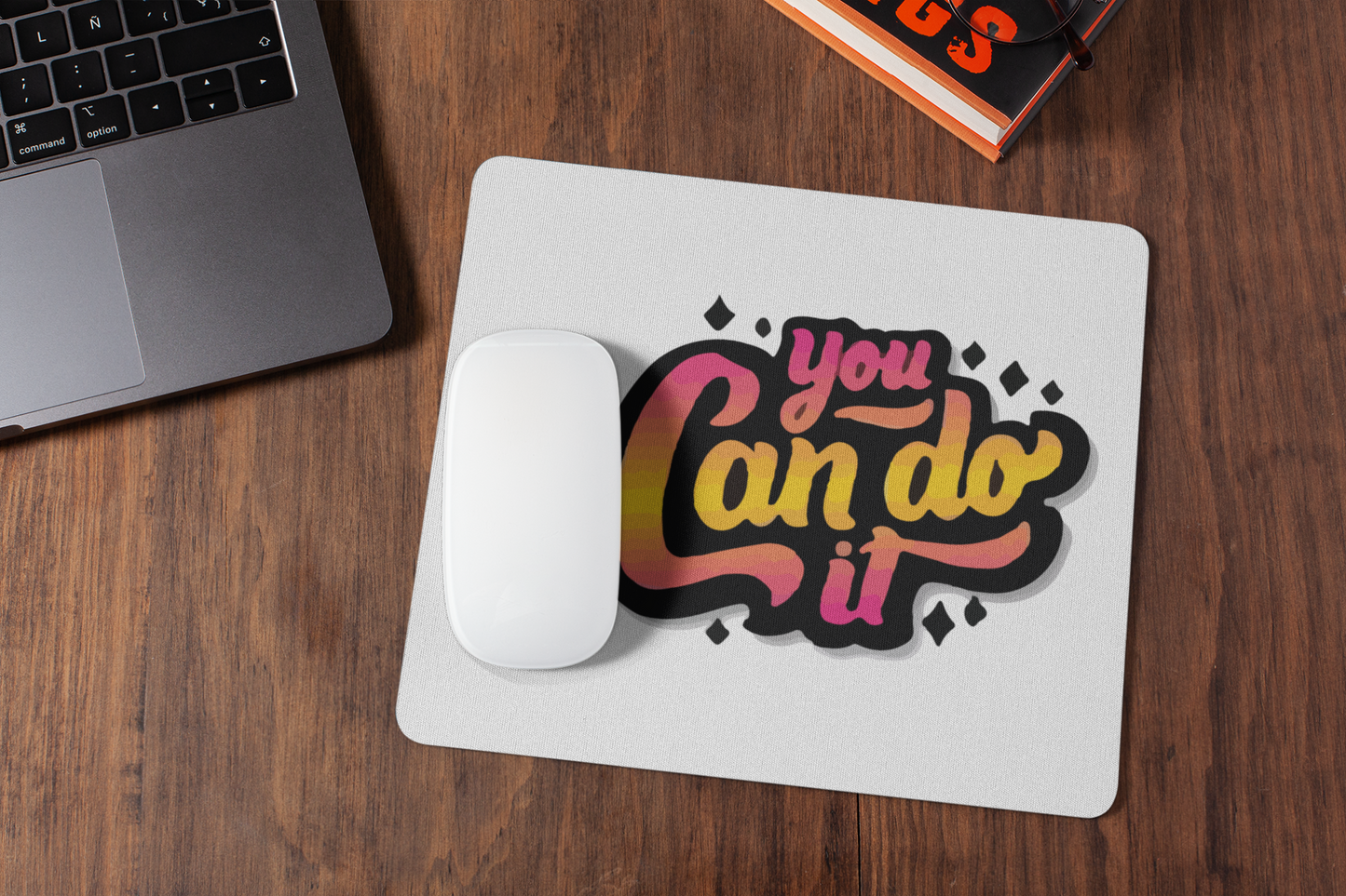You can do it mousepad for laptop and desktop with Rubber Base - Anti Skid
