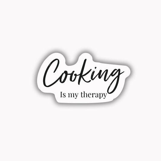Cooking is my therapy