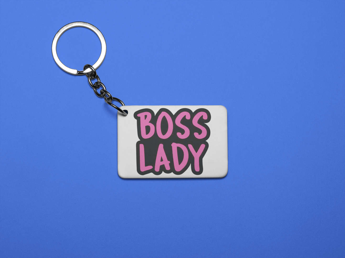 Boss lady keychain