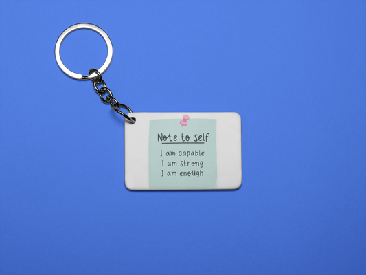 Note to self  keychain