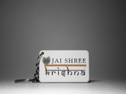 Jay shree krishna  Keychain