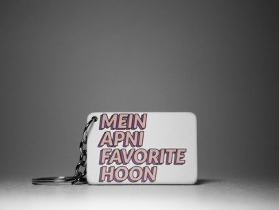 Mein apni favorite hoon  Keychain