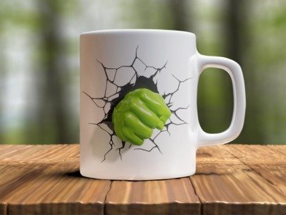 Bulky  Design Photo Mug Printing