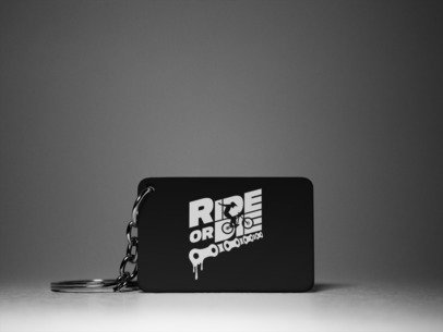 Ride or die  Keychain