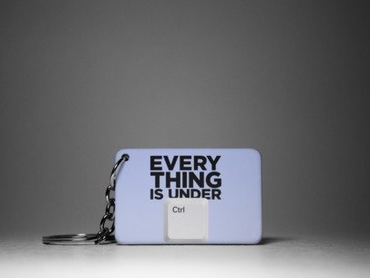 Everything is under control keychain