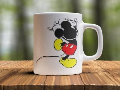 Mickymouse  Design Photo Mug Printing