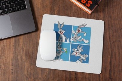 Lunny mousepad for laptop and desktop with Rubber Base - Anti Skid