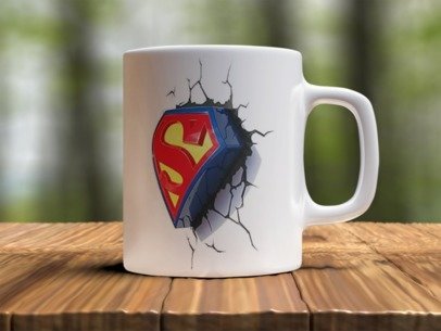 Superman  Design Photo Mug Printing