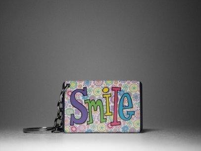 Smile keychain