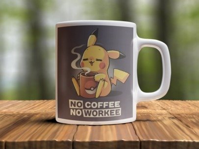 No coffee no workee  Design Photo Mug Printing