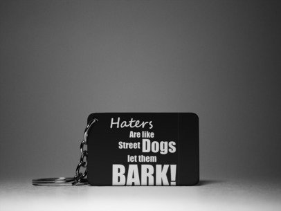 Hatters are like dogs keychain