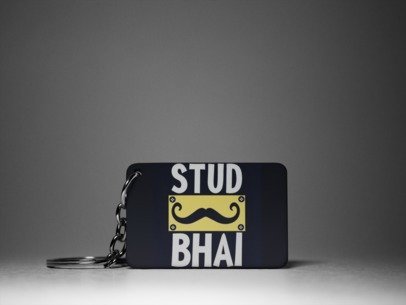 Stud bhai keychain