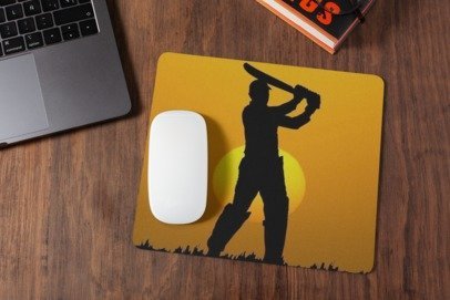 Cricket 2mousepad for laptop and desktop with Rubber Base - Anti Skid