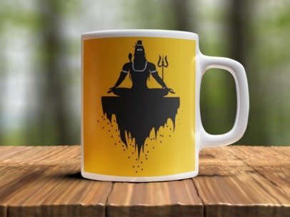 Mahakal  Design Photo Mug Printing