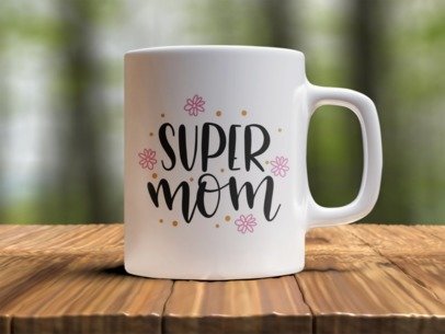 super mom  Design Photo Mug Printing