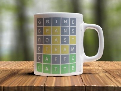 Grind beans  Design Photo Mug Printing