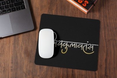 kshatriyakulavatans mousepad for laptop and desktop with Rubber Base - Anti Skid