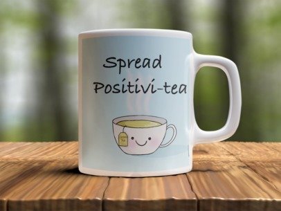 Spread positivi tea  Design Photo Mug Printing